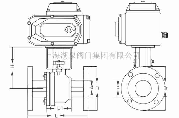 dn200電動球閥